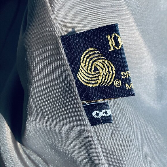 VINTAGE GIORGIO SANT'ANGELO Plaid Double Breasted Blazer Academia Wool Jacket - Picture 15 of 16